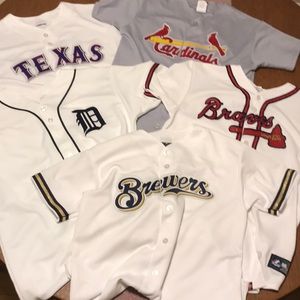 Boys Texas baseball jersey